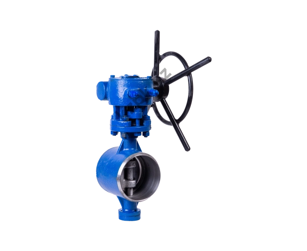 Затвор трехэксцентриковый MV UBH5-C приварной конструкции